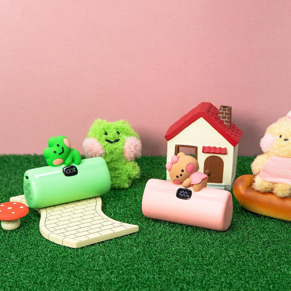 보바 라인프렌즈 미니니 고속충전 도킹형 보조배터리 4800mAh 20W