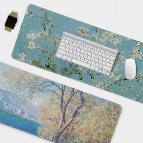 1+1 데스크테리어 완성 데스크매트 장패드-명화