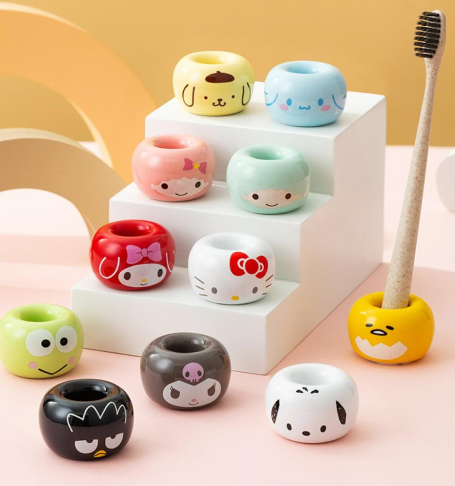 캐릭터 세라믹 도자기 칫솔 꽂이 홀더