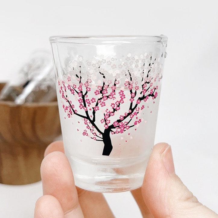 [캠핑덕] 벚꽃 술잔 소주잔 4P