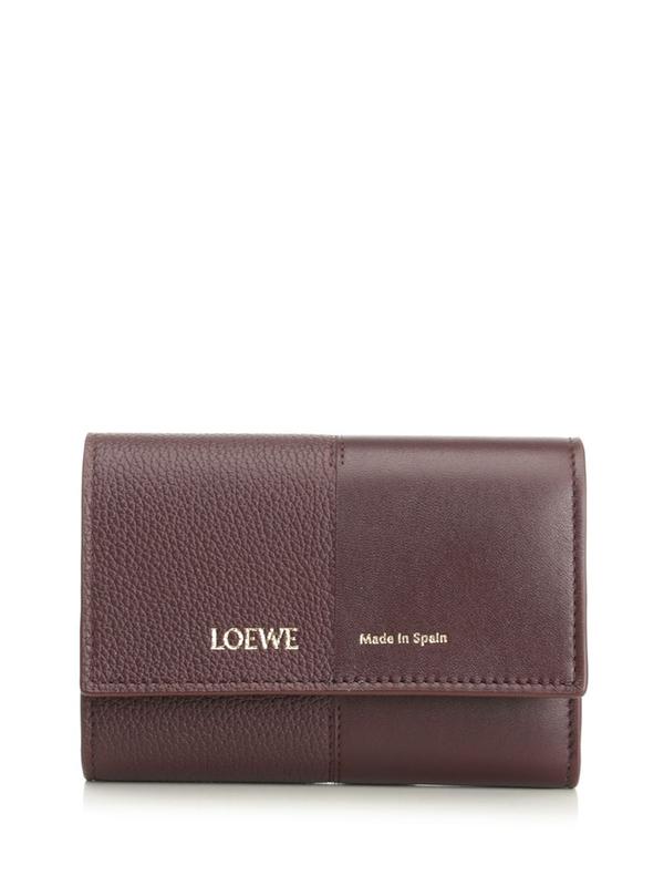 로에베 버건디 지갑