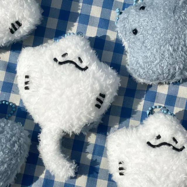 (1+1) 빅사이즈 웃는 가오리 인형 키링 가방고리