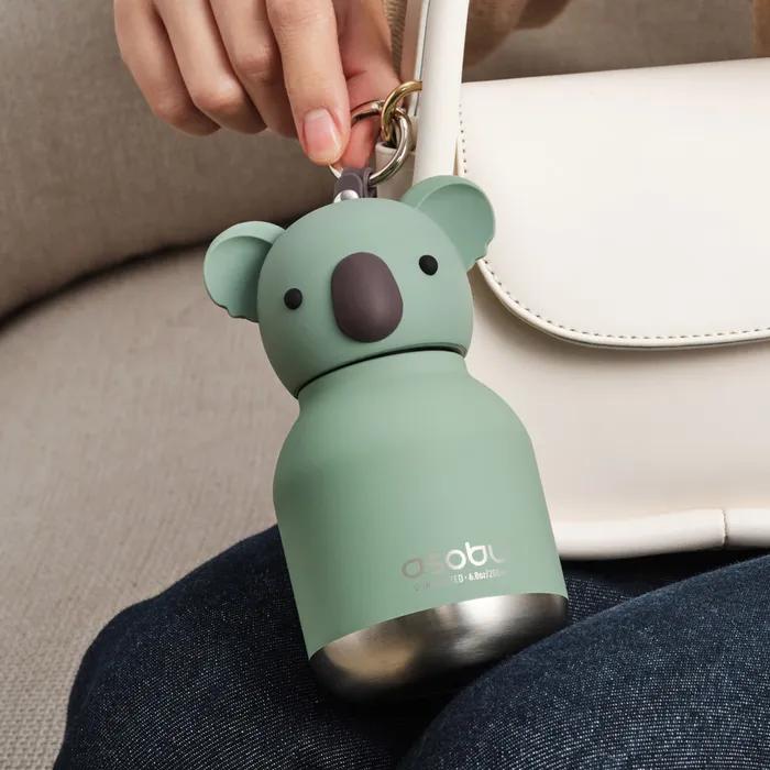 (4월 9일 순차출고) 아소부 스텐 진공 보온보냉 캐릭터 키링 텀블러 200ml 미니 베스티 코알라