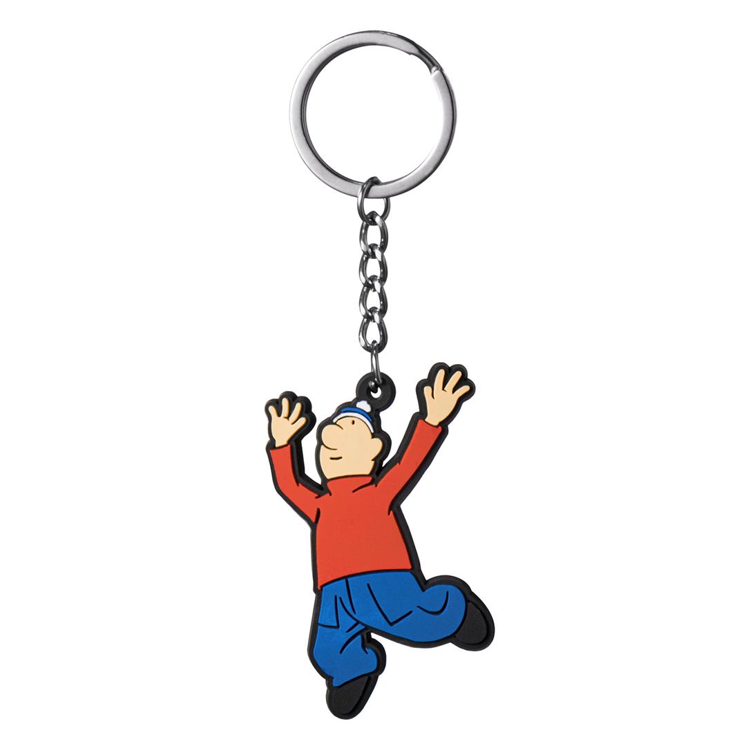 [PAT&MAT] WOW MAT KEYRING - RED