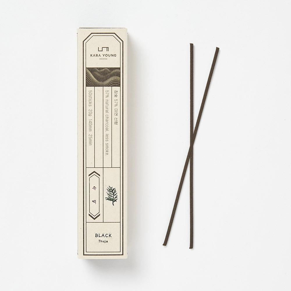 카라영 블랙 인센스 측백 + 홀더 포함
