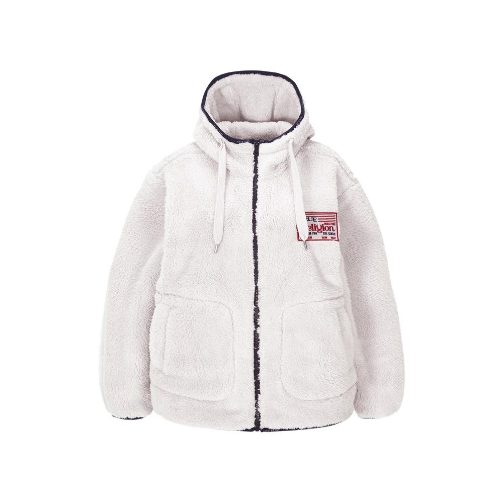 트루릴리젼 보아 플리스 자켓 - 아이보리