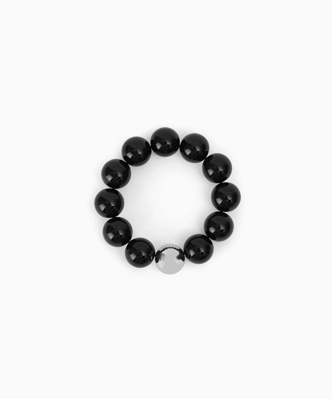 BRACELET SCRUNCHIE / BLACK BALL