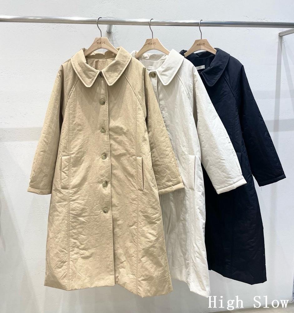 해브 헤브 경량 본딩 바바리 패딩 코트