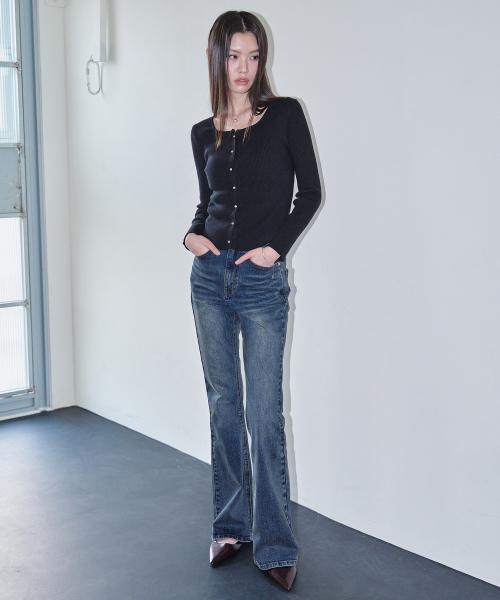 [W]Signature Slim Flared Jeans DCWPT005BlueB