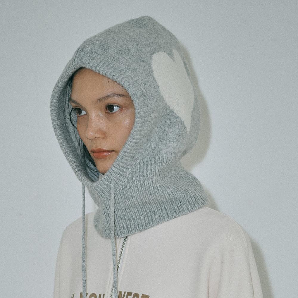 HEART STAR BALACLAVA_grey