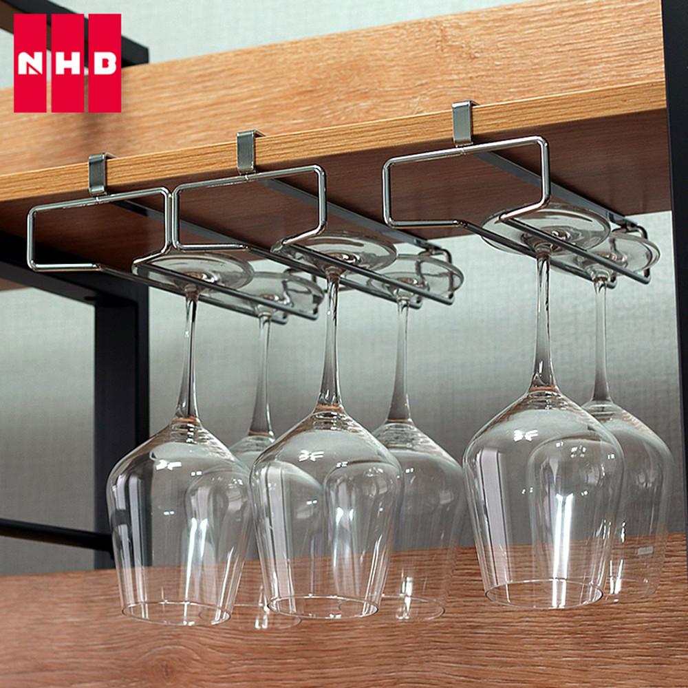 NHB 와인잔거치대 와인잔걸이 렉 보관 선반 걸이형(1LINE)