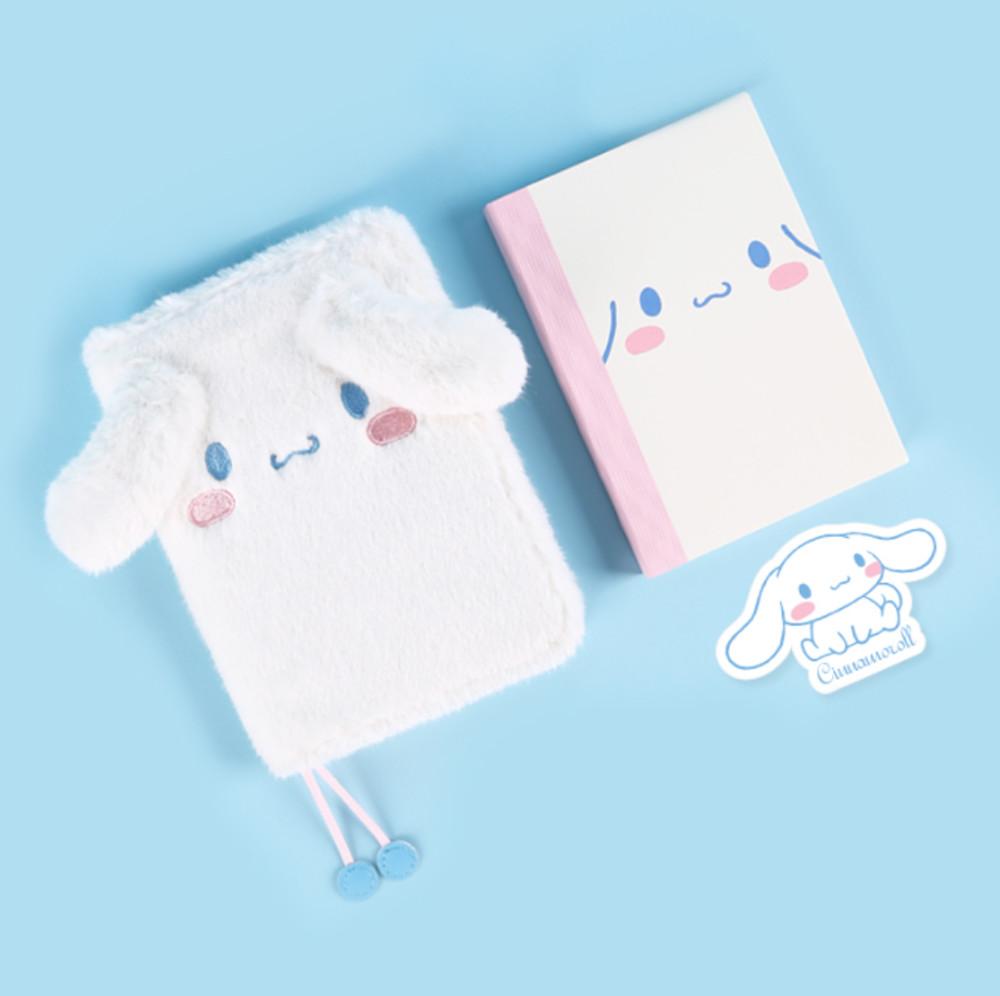 킨보르 x 산리오 보들보들 시나모롤 커버﻿ a6사이즈 만년 다이어리