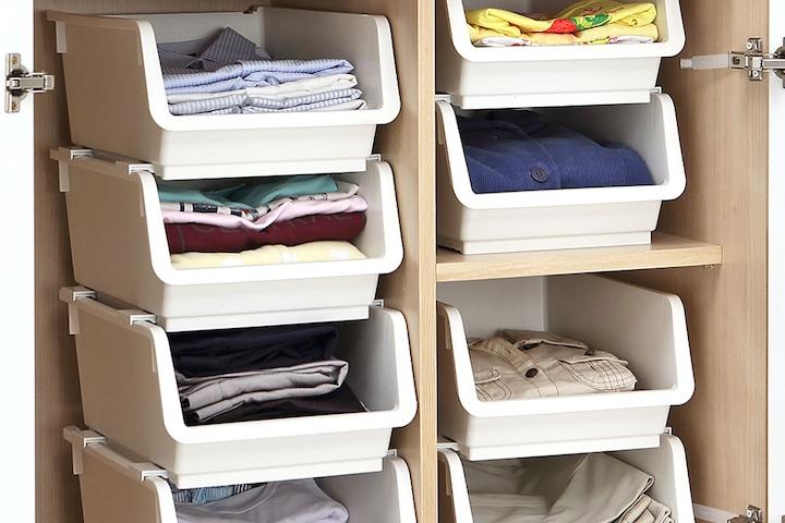 [자취SALE][주말특가]1+1+1 옷장정리 슬라이딩 팬트리 수납정리함 리빙박스