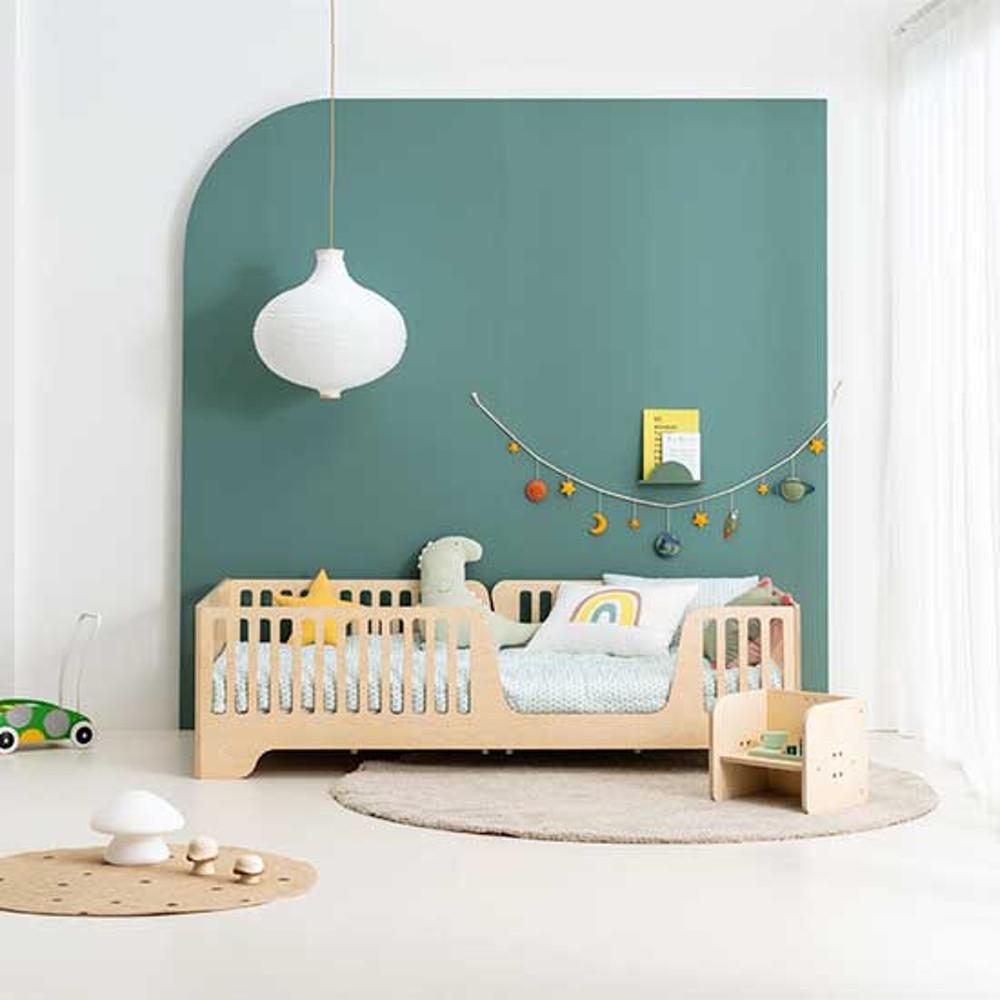 쁘띠라뺑 로이 자작나무 원목 저상형 유아 아동 침대(S/SS)