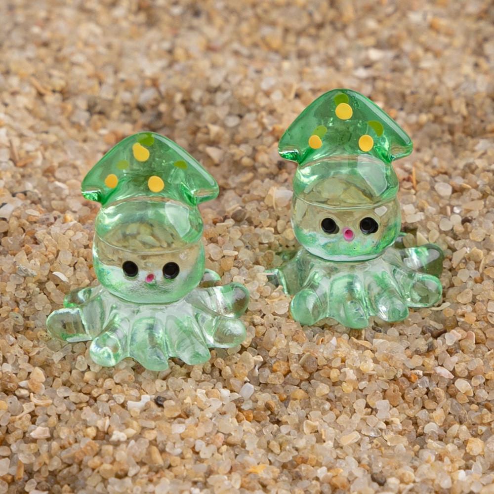 오징어 모양 바다 파츠 마리모 키우기 어항 재료 B-R002