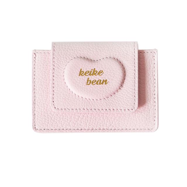 'shape of' wallet - pink bean