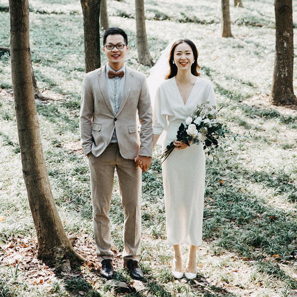 셀프 웨딩 결혼식 2부 돌잔치 엄마 드레스 브라이덜샤워 피로연 원피스