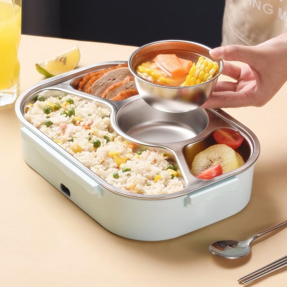 전기 가열 보온 도시락 직장인 도시락통 식판 스테인레스
