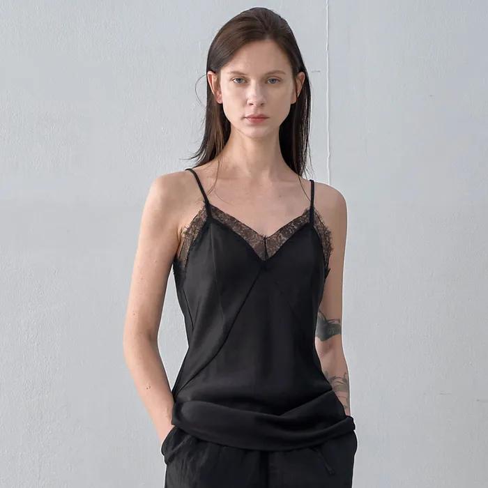 Lace Camisole Top_Black