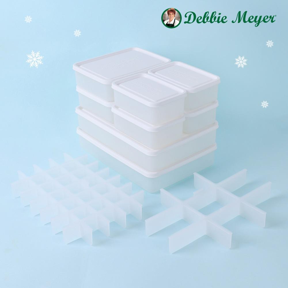 ❄️냉동용기출시❄️데비박스 스노우화이트 냉동용기 베이직 세트 10P