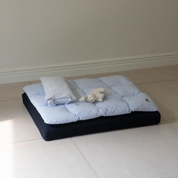 스퀘어 베딩 세트 / 라군블루