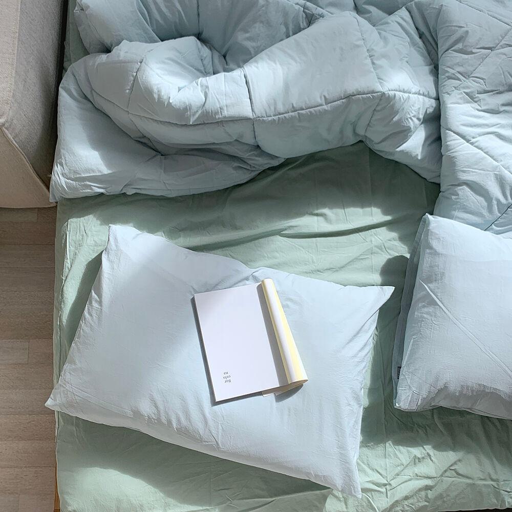 소다블루 저데니아 100수면 차렵이불 (S,Q,K)