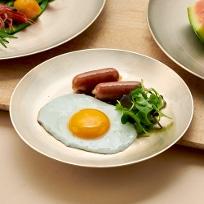 방짜유기 원형접시 소1P