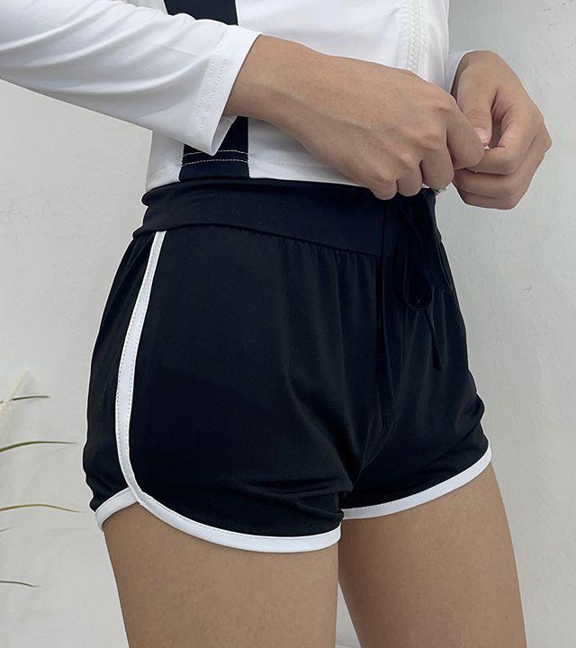 [비치웨어!] 라인 래쉬 반바지