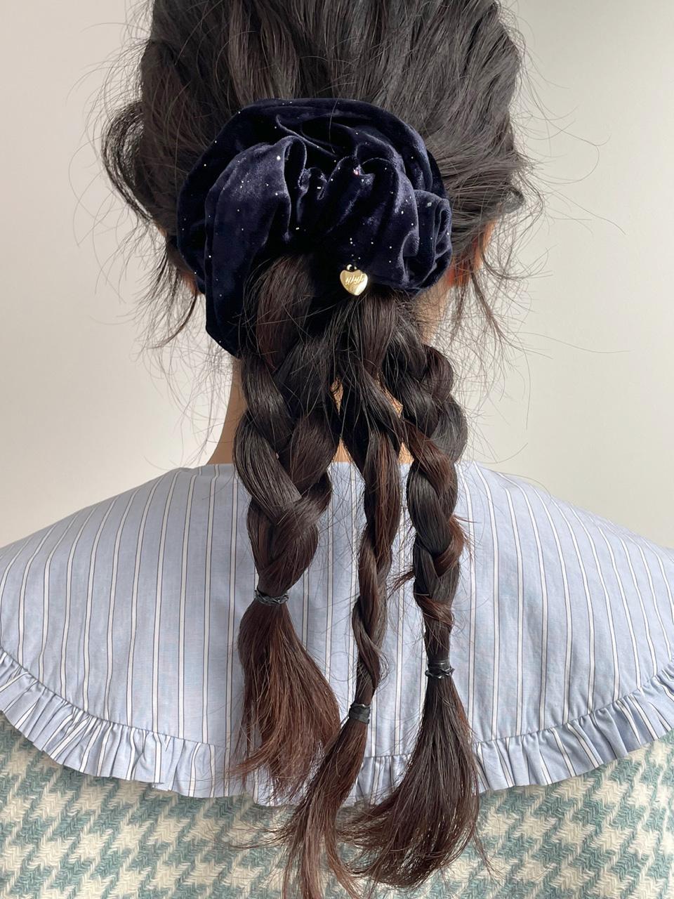 [4차 리오더] Becky scrunchie, INDIGO