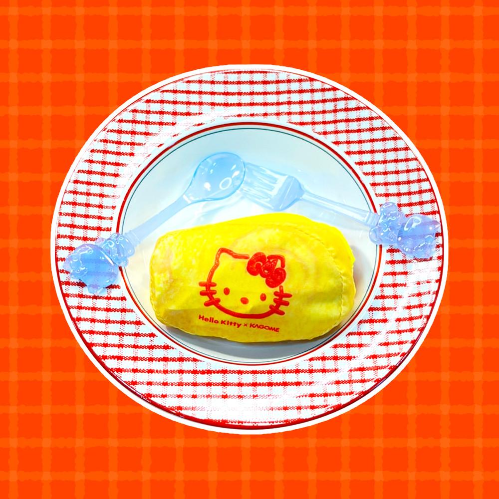 [마지막 입고] 헬로키티 오므라이스 에코백 키티오므라이스 가방 키티에코백