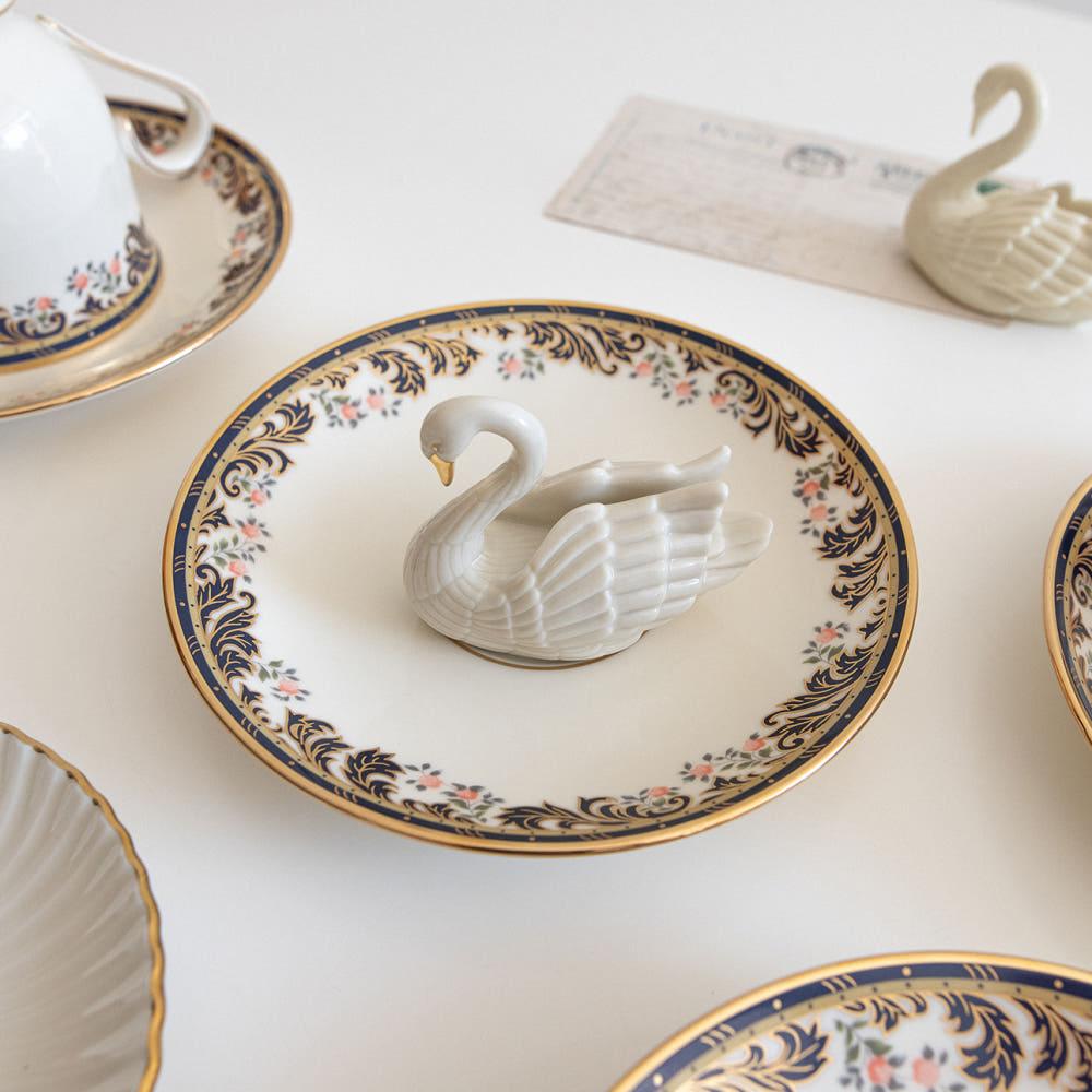 레녹스 백조 카드홀더 스완 명함거치대 빈티지 인테리어소품 오브제