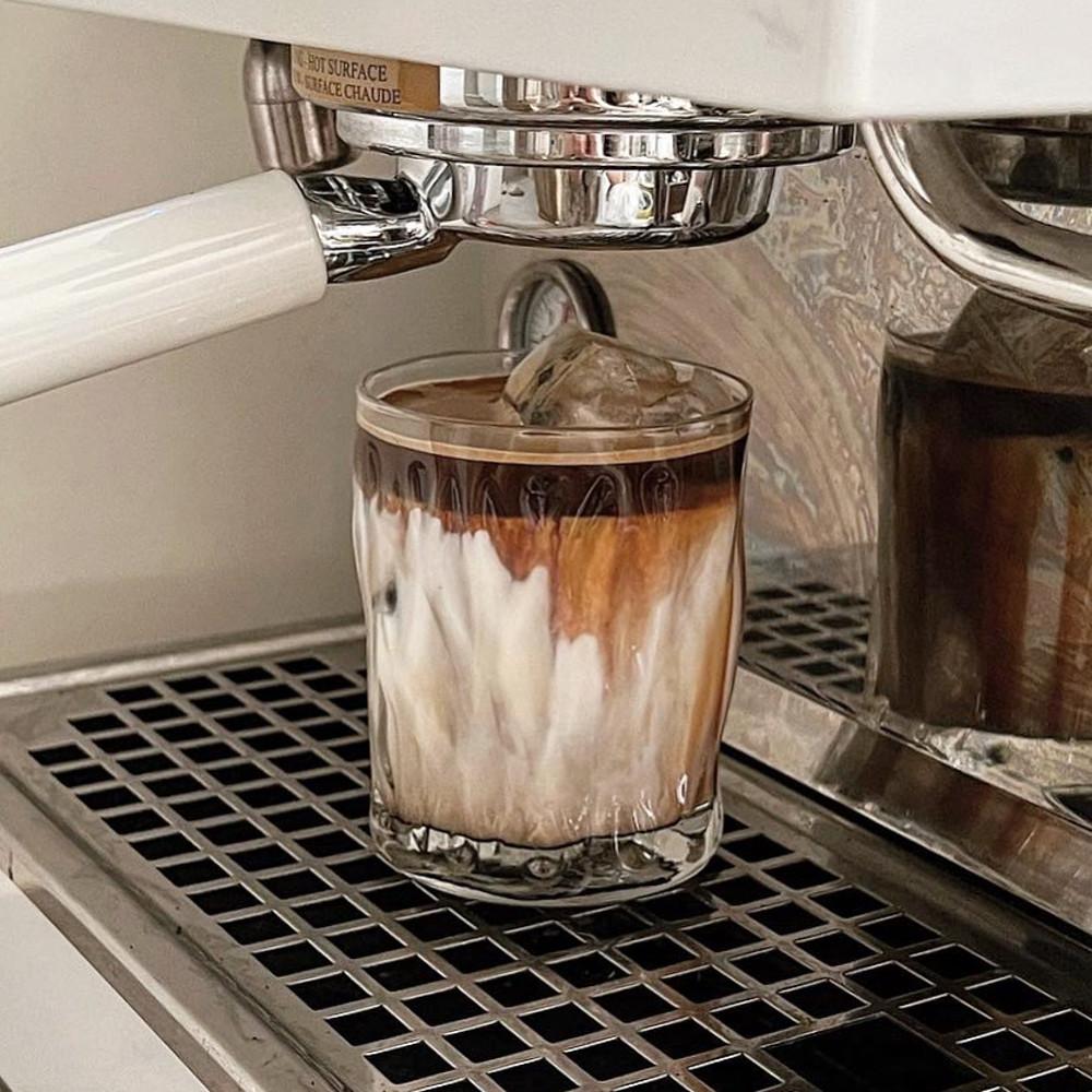 Flat white glass, 플랫화이트잔, 홈카페 유리컵