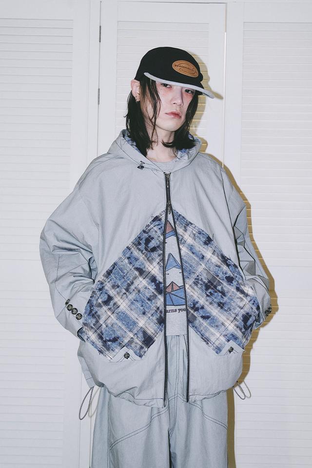 FADED LOVE HOODIE ZIP-UP (GRAY)