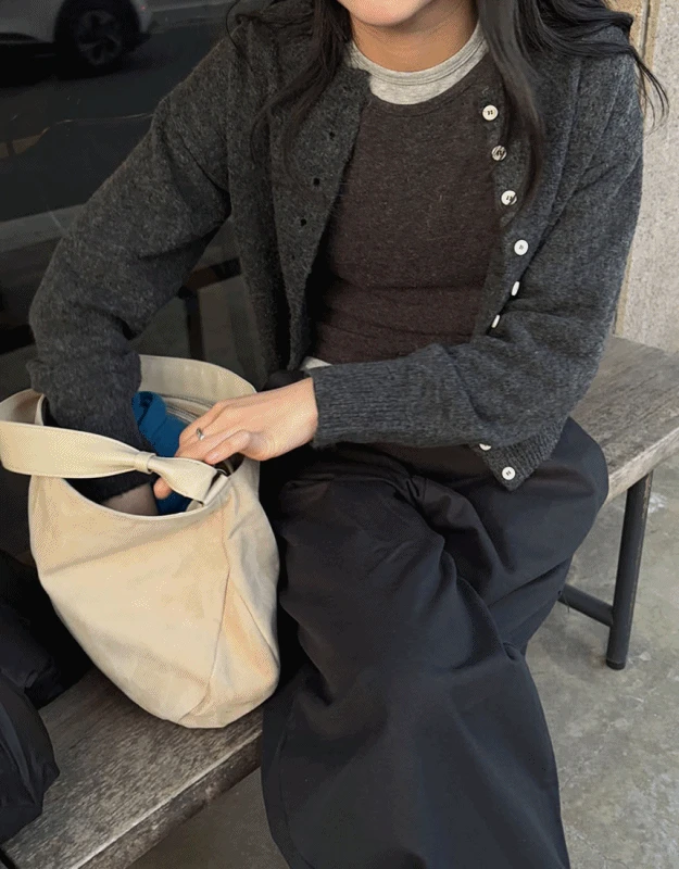 가을🍂/러버 버튼 가디건(4c)