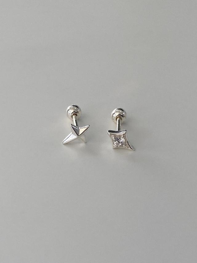 (925silver) Mini light piercing (2 type)