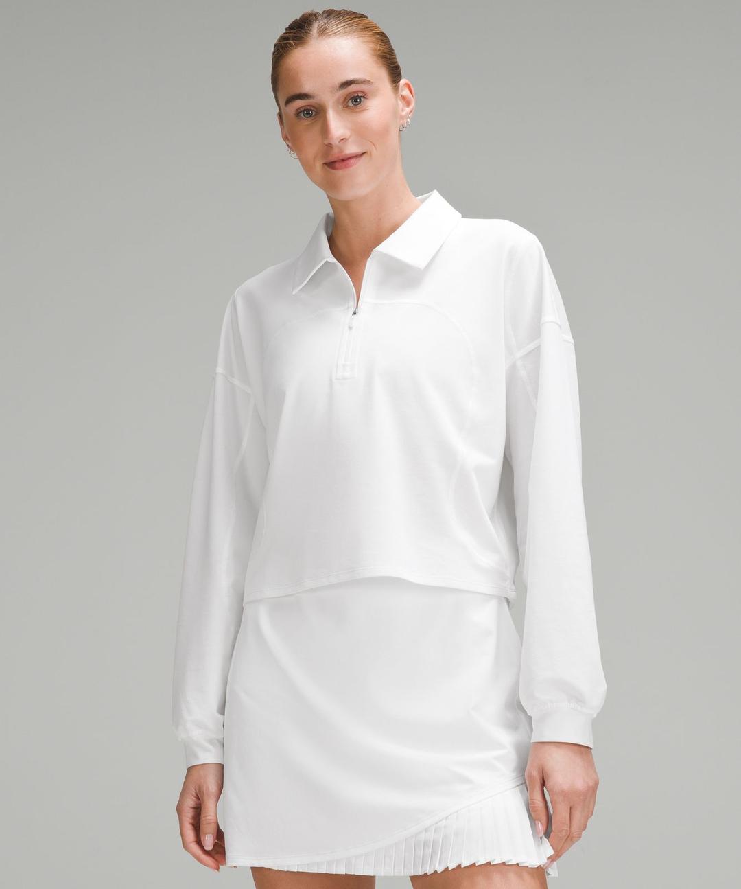 백 플리트 쿼터집 골프 풀오버