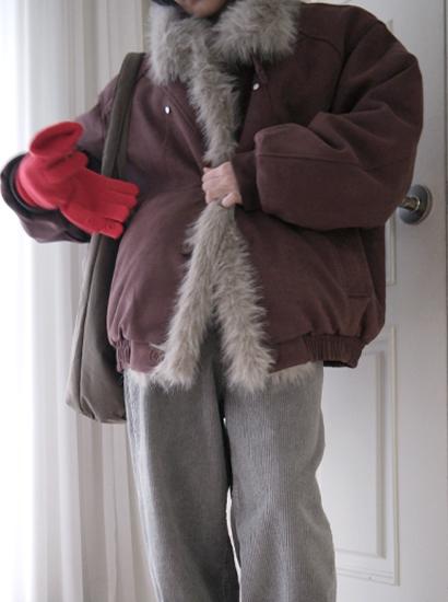 퍼 패디드 블루종 점퍼 (3c)