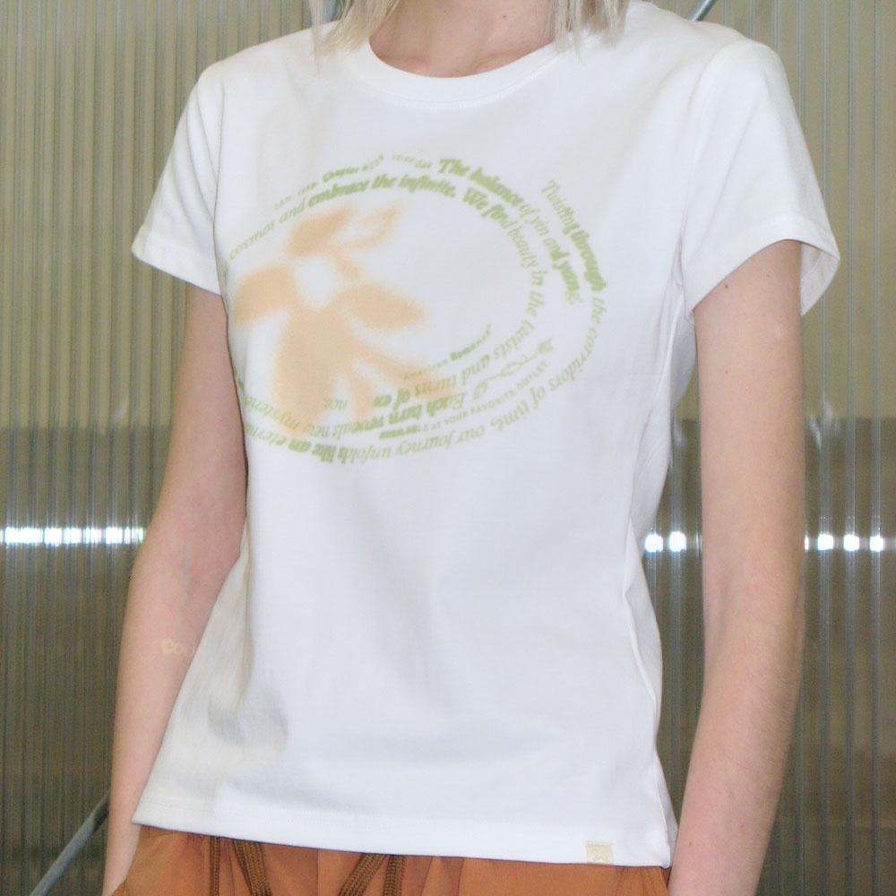 Airbrush Graphic T-Shirt [Off White]