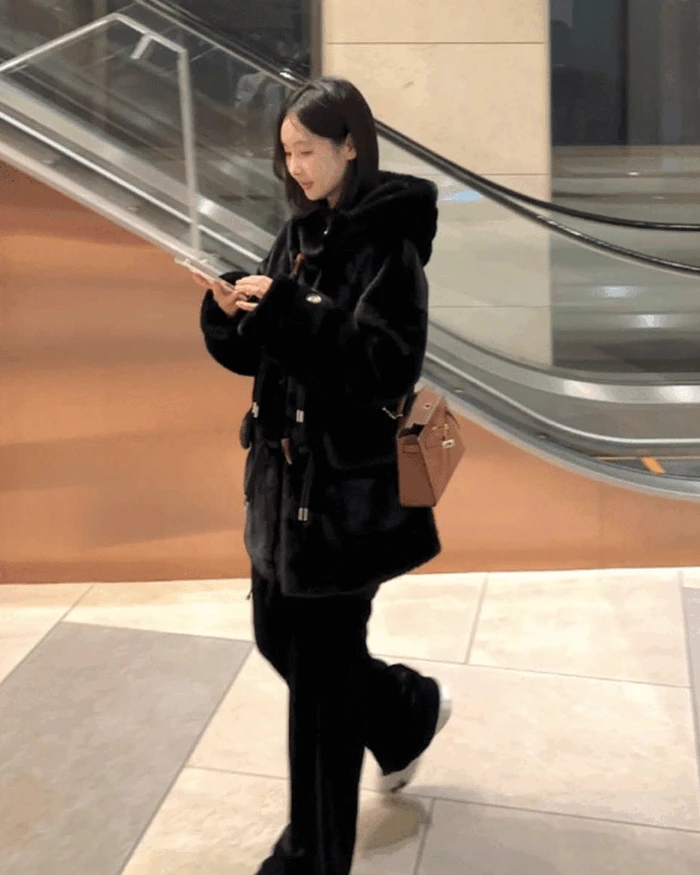 (U.C)에코 더플 후드코트(2 col)-하프버전