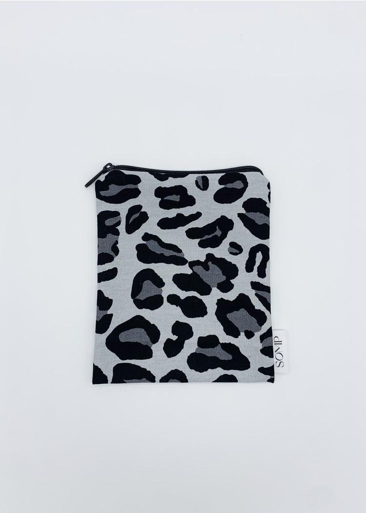 [솜프] Leopard 3 zipper pouch 레오파드3 지퍼파우치