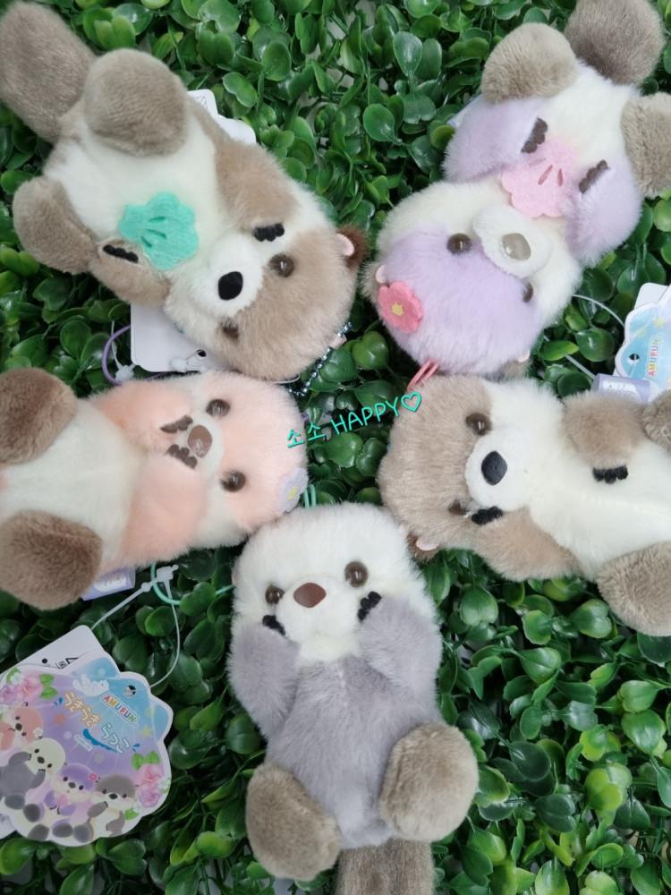 [소소HAPPY] 미니미 어뮤즈 해달 키링 인형 시즌2 수달 바다 동물 가방 키링 선물 AMUSE