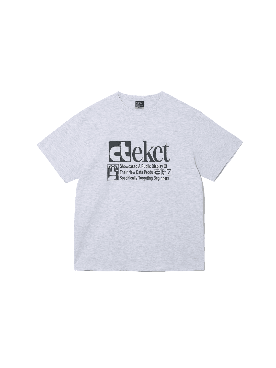 PLAN TEE MELANGE GRAY