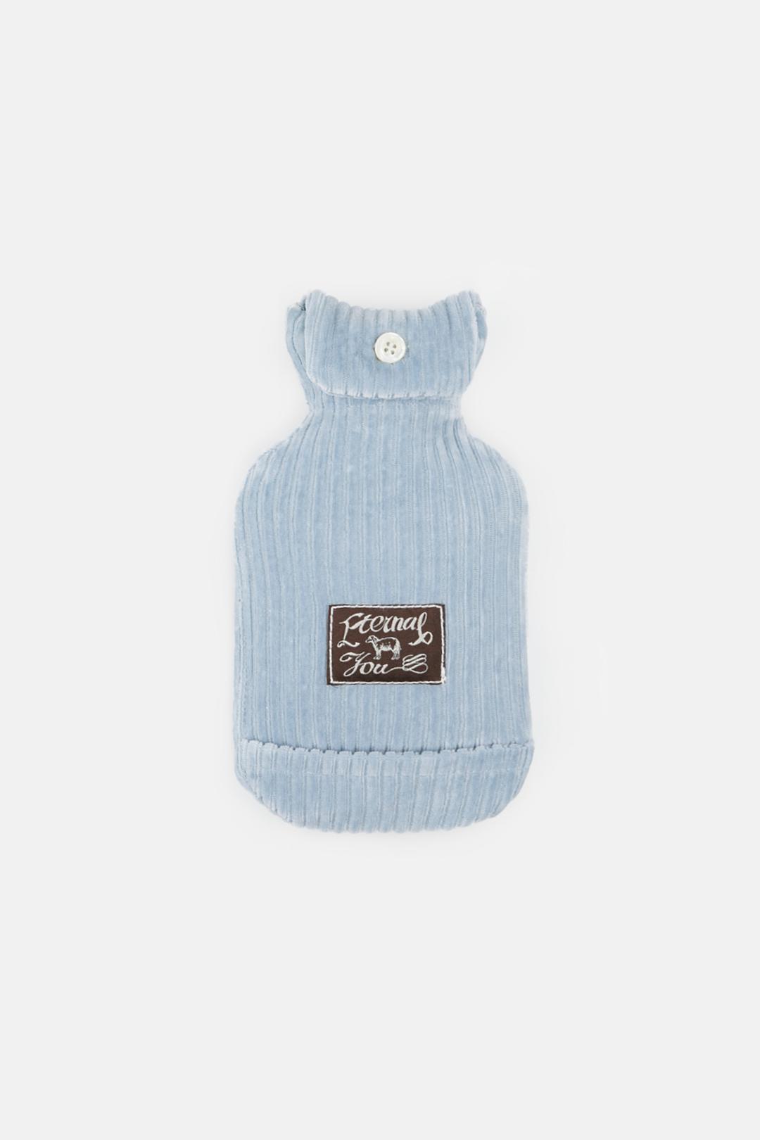 GOMA CLASSIC RUBBER HOT WATER BOTTLE (BLUE)