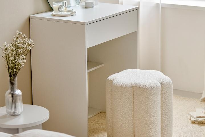 까눌레스툴 화장대의자 간이 보조 의자 3colors