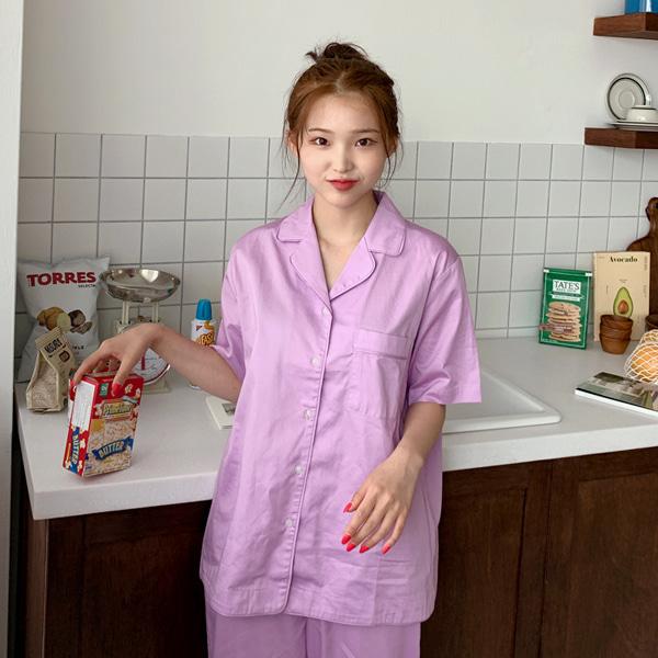 산뜻와이드파자마SET