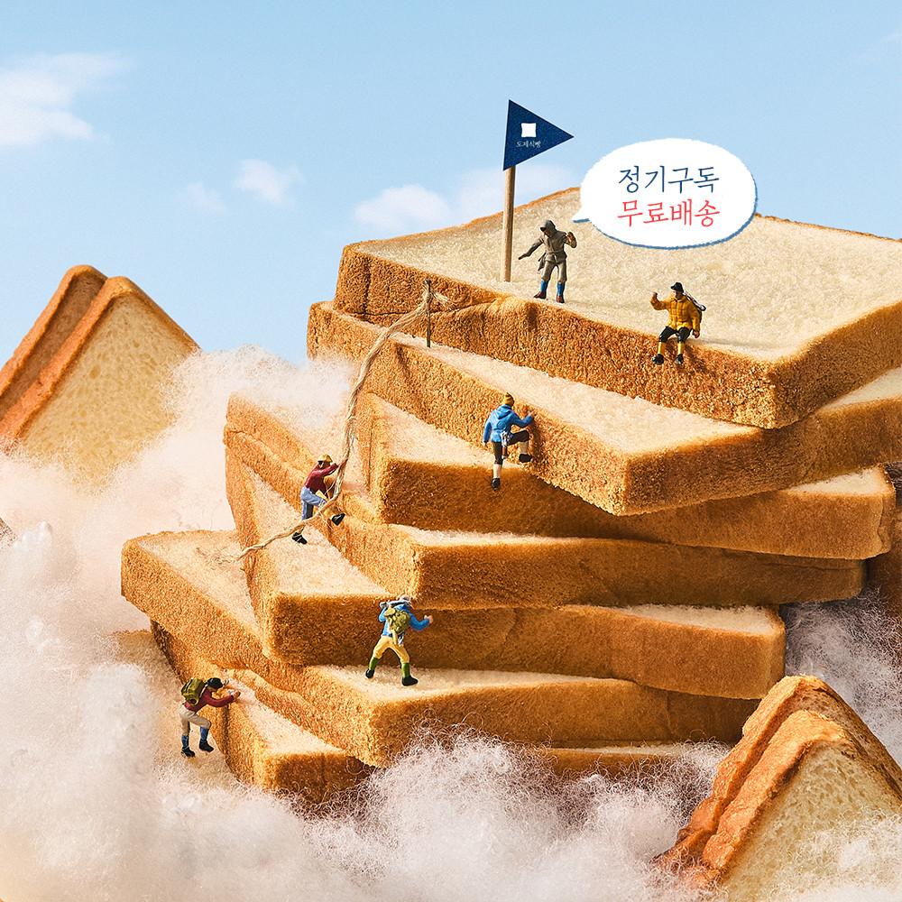 [정기구독][무료배송] 줄서먹는 도제식빵 (600g x 2개)