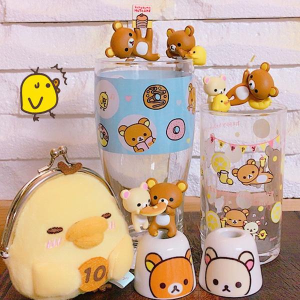 컵위의 리락쿠마 피규어 2탄