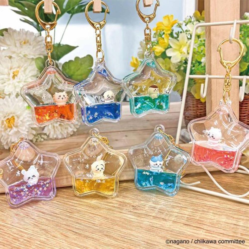 나가노 먼작귀 치이카와 푸카푸카 키링 별 워터 키홀더