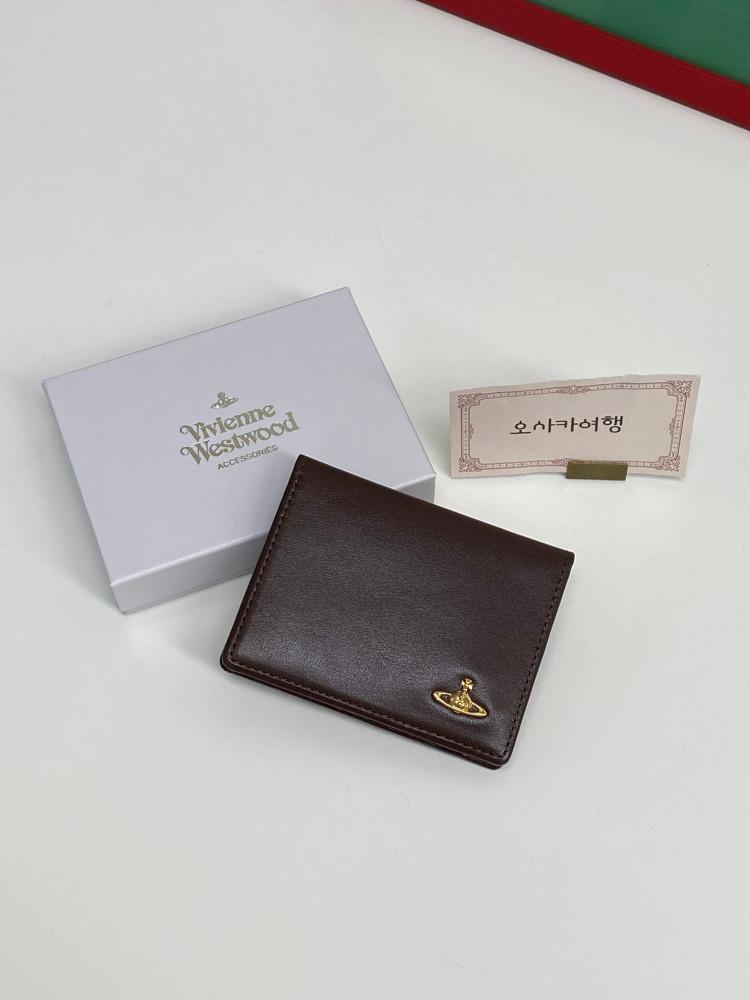 비비안웨스트우드 빈티지 WATER ORB 카드 지갑 패스 케이스