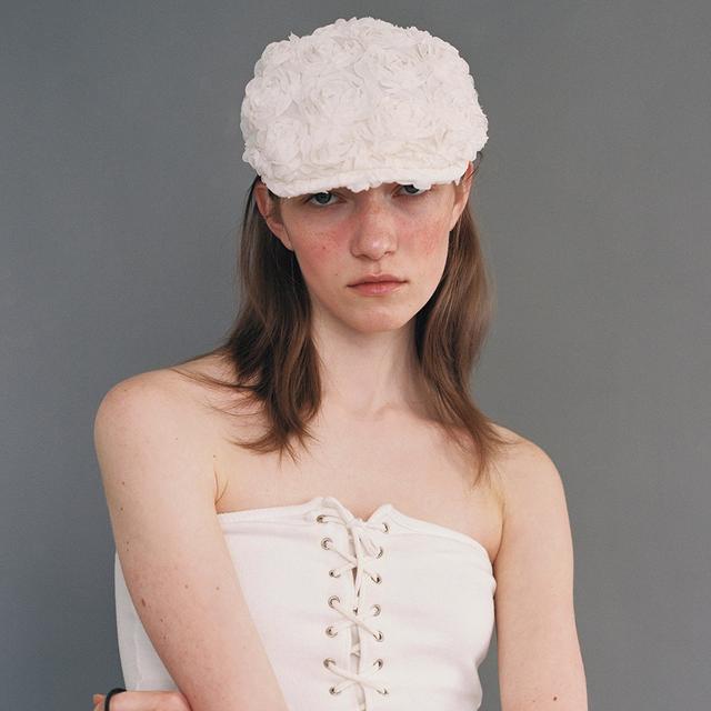 CLASSIC HUNTING CAP_ROSE CREAM